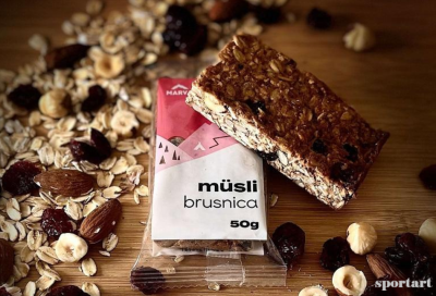 M�sli ty�inky s brusnicami M�SLI BRUSNICA 50g - 2ks