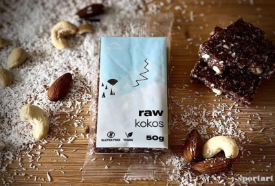 Surov� ty�inky s kokosovou chu�ou RAW KOKOS 50g - 2ks